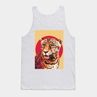 Mean Looking Jaguar Art Tank Top